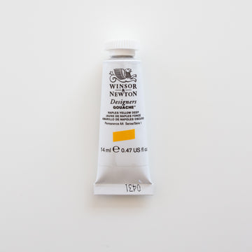 Winsor &amp; Newton Designers Gouache 15 ml Naples Yellow Deep 1