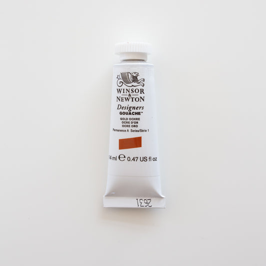 Winsor & Newton Designers Gouache 15ml Gold Ochre 1