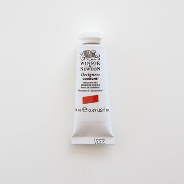 Winsor &amp; Newton Designers Gouache 15 ml Venezianisches Rot 1