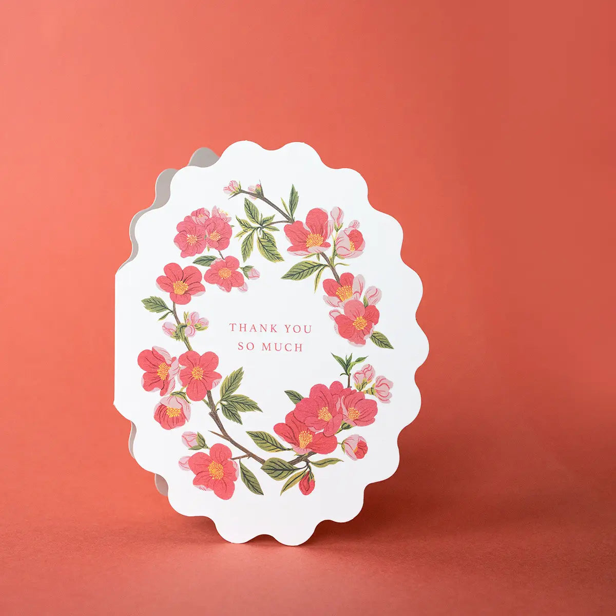 Thank you card 'quince' by Botanica Paper co.