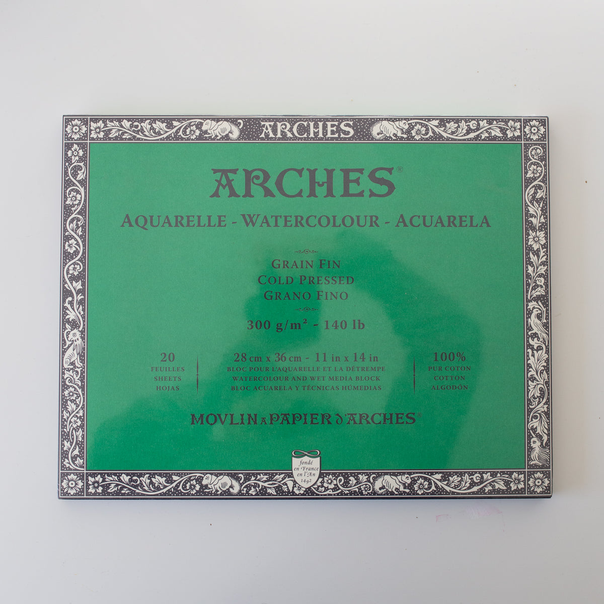 Arches Cold Pressed 300g 28x36cm 20 sheets
