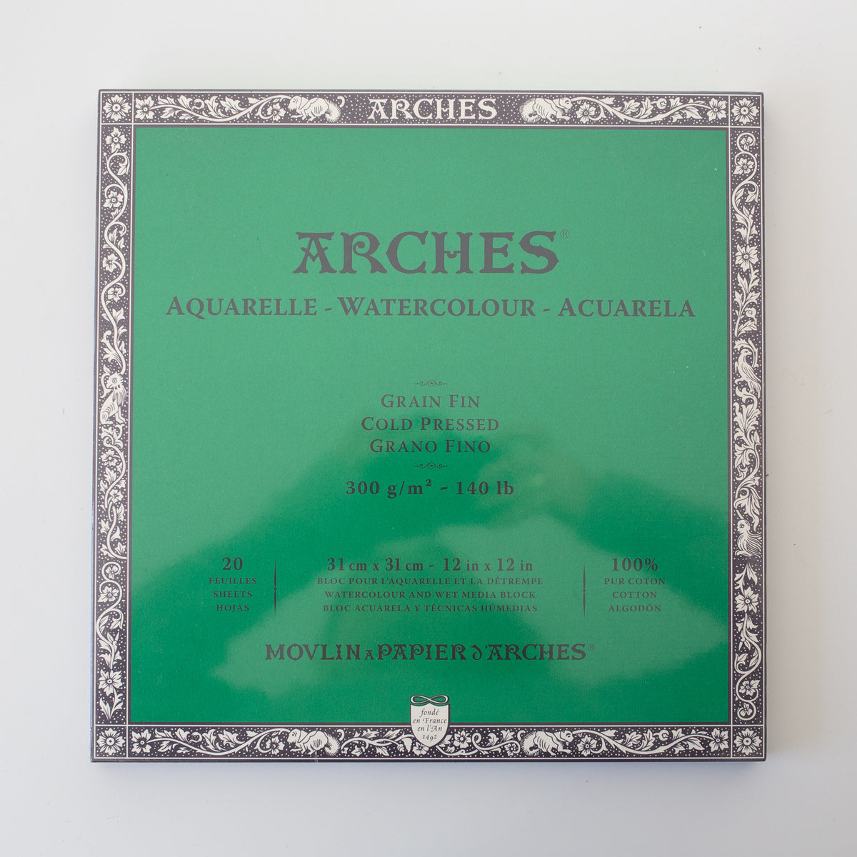 Arches Cold Pressed 300g 31x31cm 20 sheets