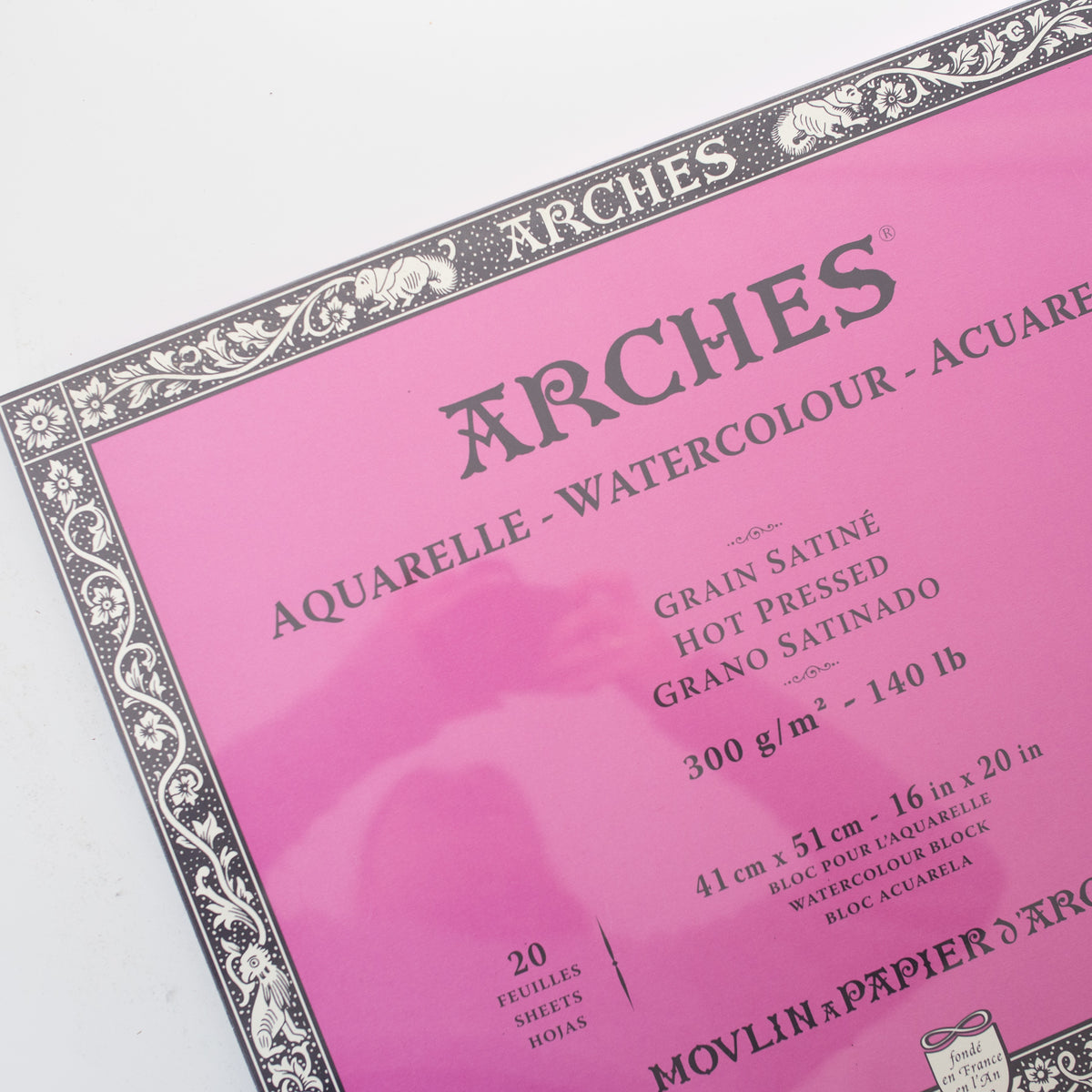 Arches Hot Pressed 300g 41x51cm 20 sheets