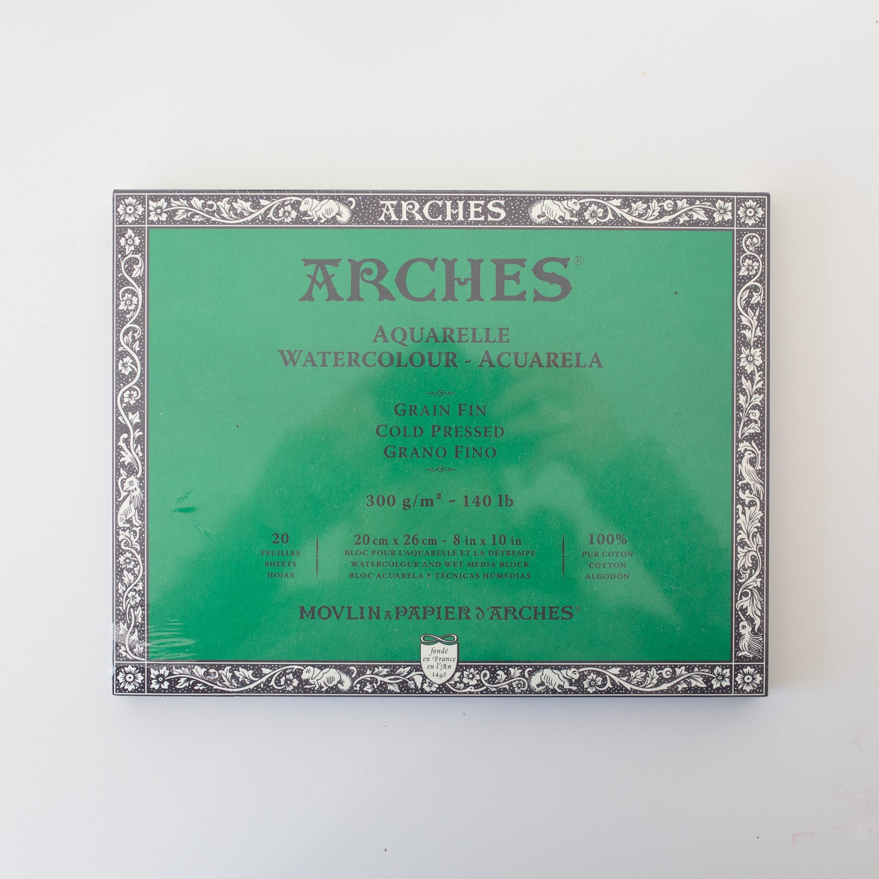 Arches Cold Pressed 300g 20x26cm 20 sheets
