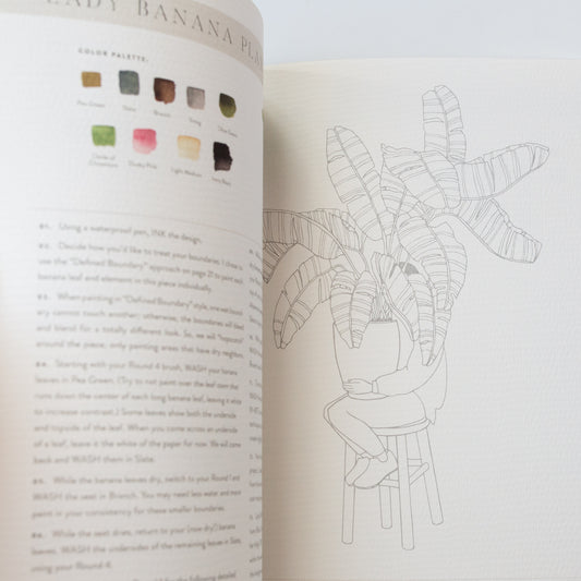 Aquarell-Arbeitsbuch von Sarah Simmon