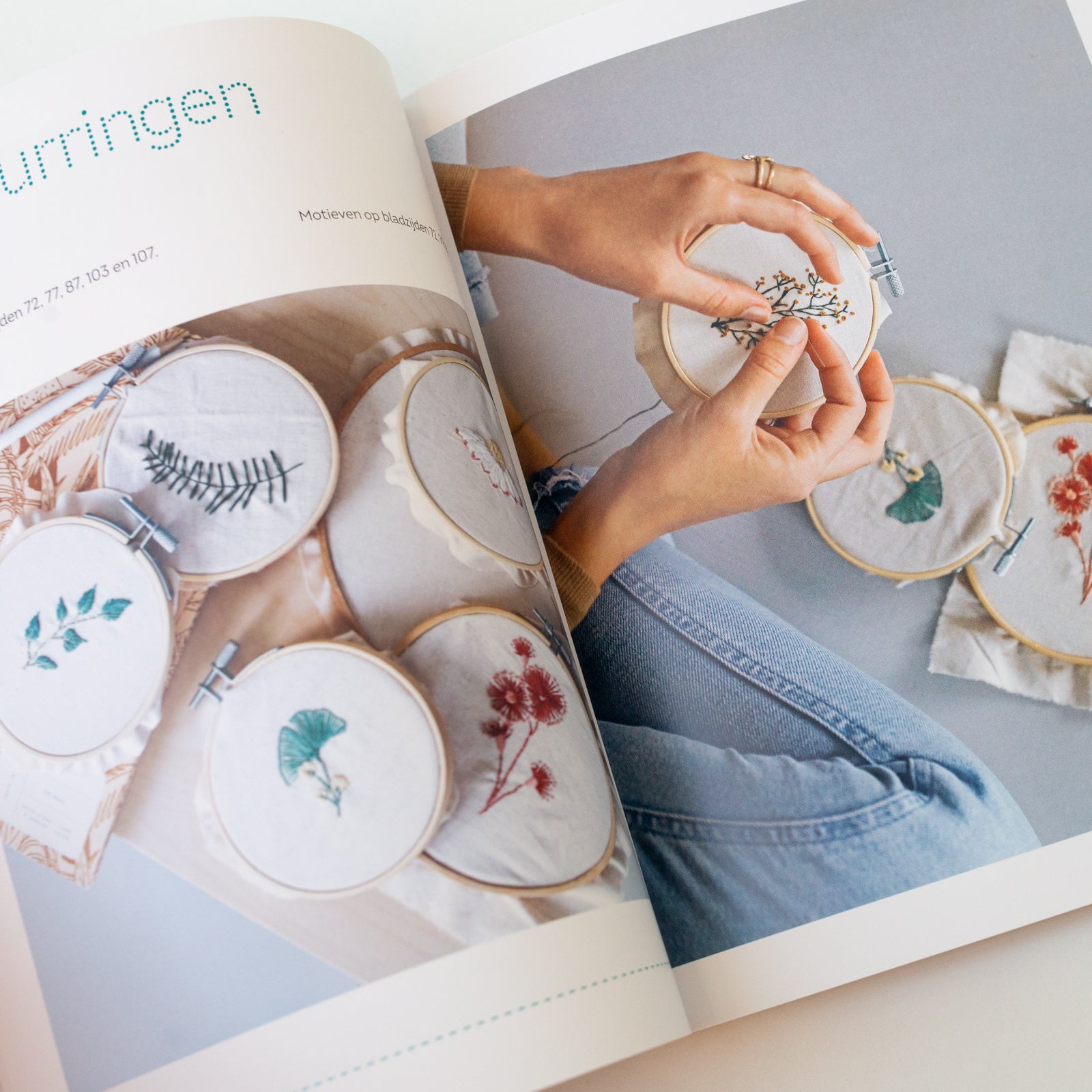 Embroider nature by Pascale Poupon