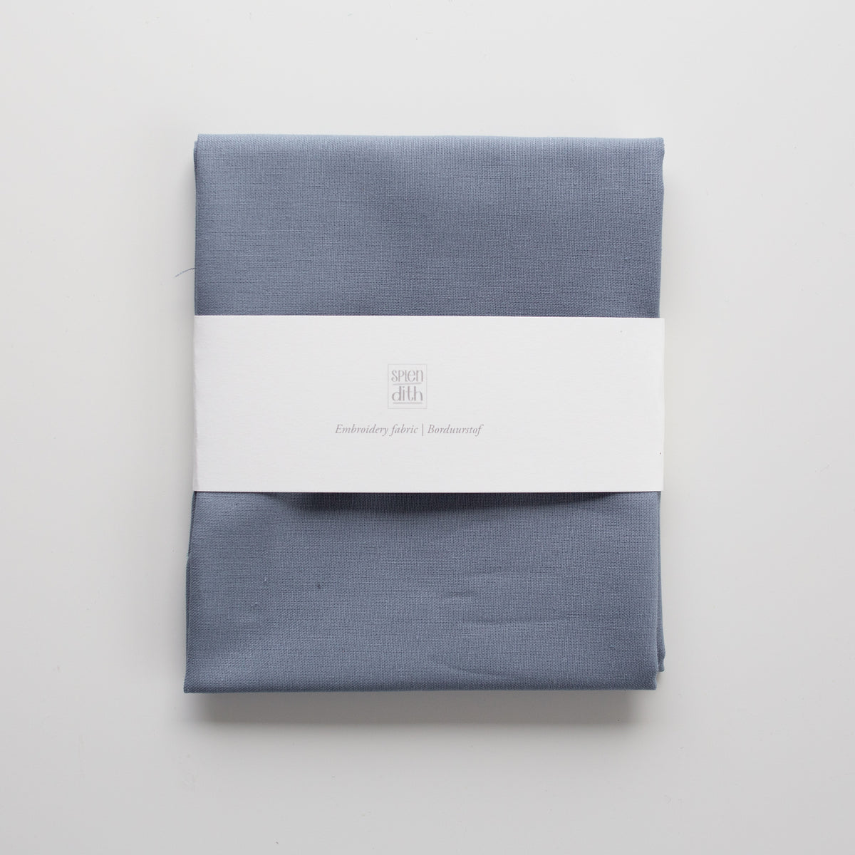 Embroidery fabric Cotton 'Stone blue'