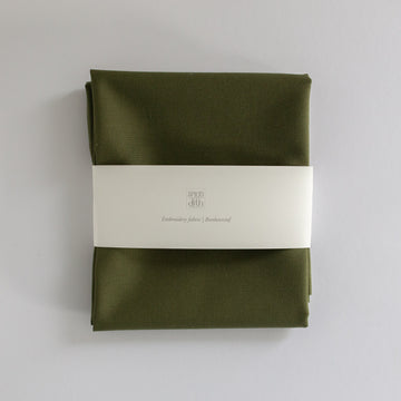 Embroidery fabric Cotton 'Olive'