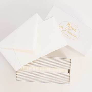 Mode de Paris 30 cards + envelope Creme