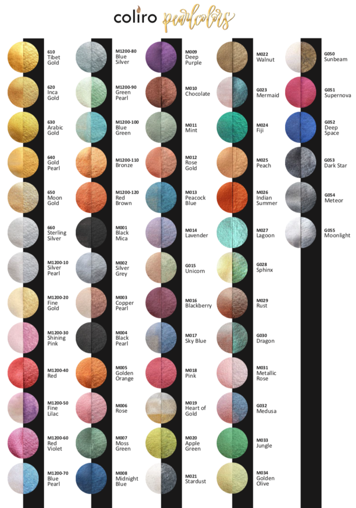 Coliro by Finetec - Metal Box for 22 Pearl Colours