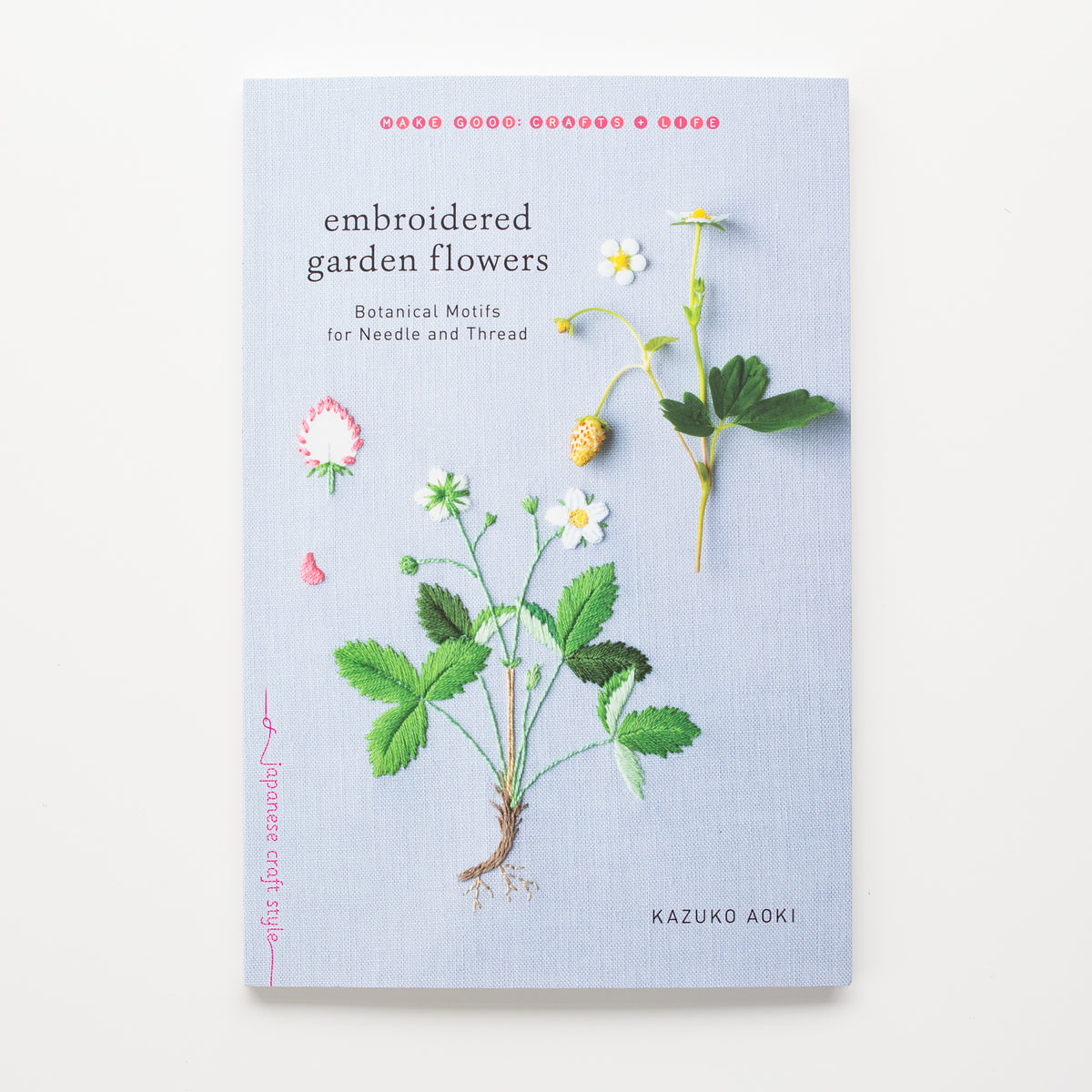 „Gestickte Gartenblumen“ von Kazuko Aoki