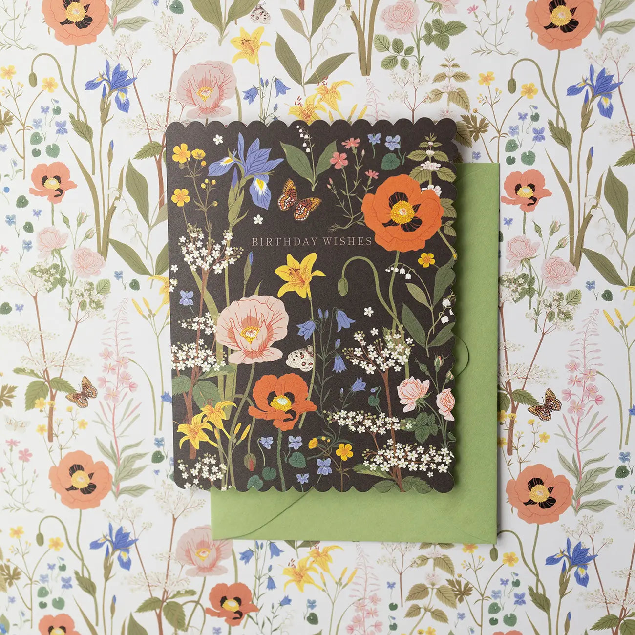 Geburtstagskarte 'Wildblumen' von Botanica Paper co.