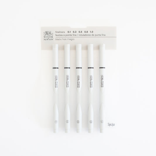 Winsor & Newton Fineliner Black set 5