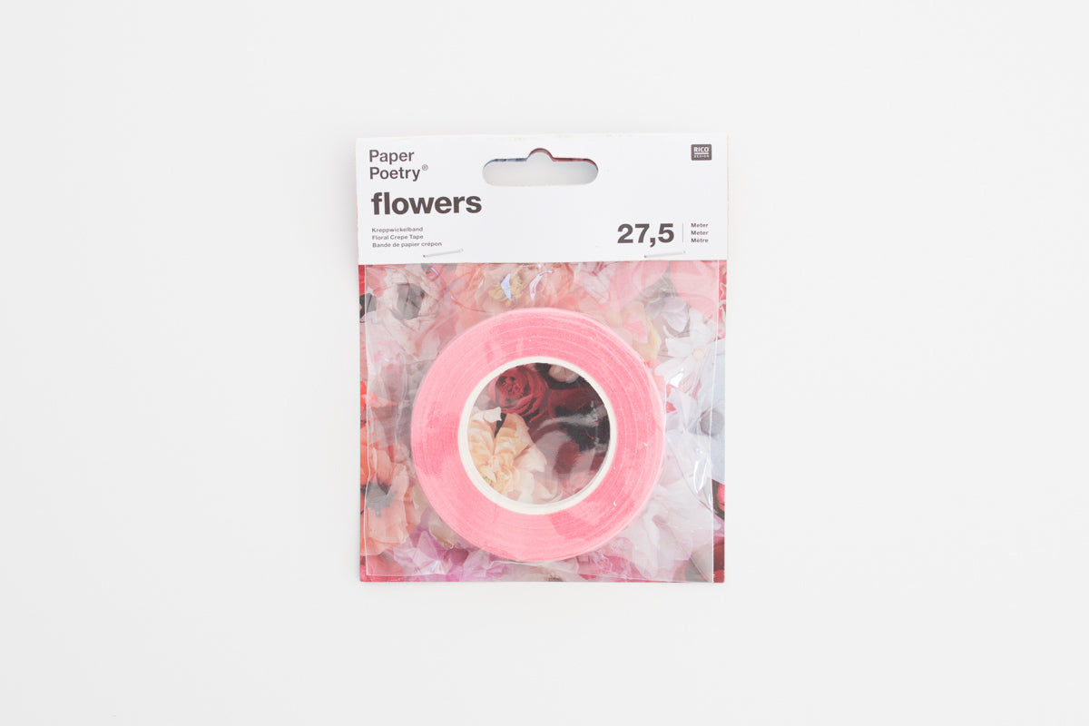 Floral tape Roze