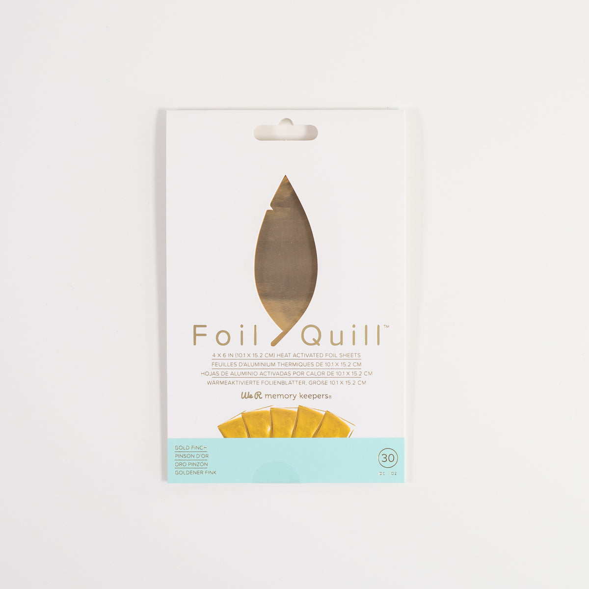 Folienquill-Folienblätter, Gold, 10,2 x 15,2 cm