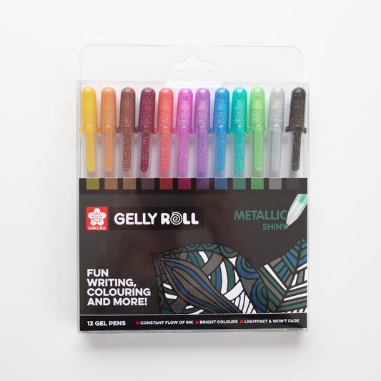 Sakura Gelly Roll Metallic set 12