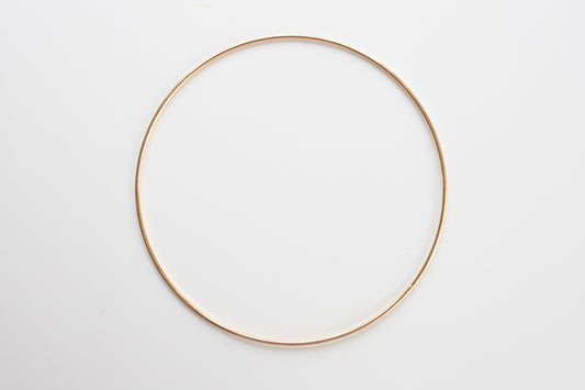 Goudkleurige ring 20 cm