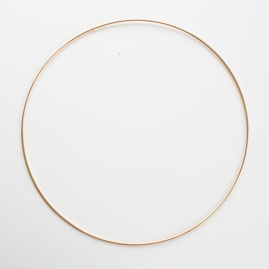 Goudkleurige ring 30 cm