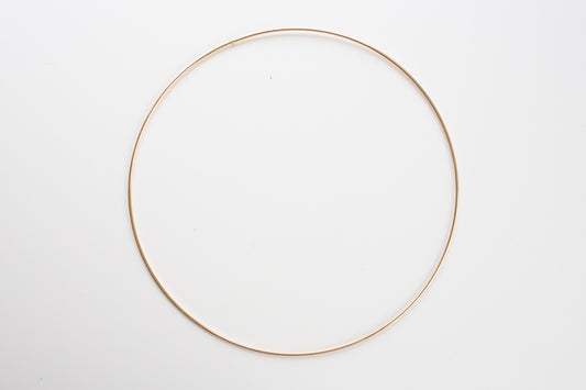 Goudkleurige ring 30 cm