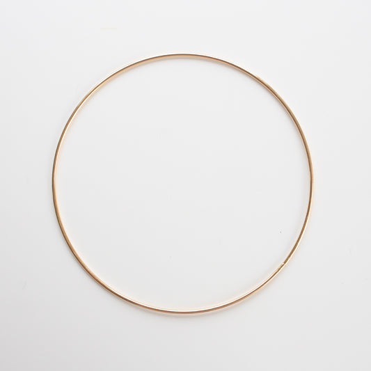 Gold colored ring 20 cm