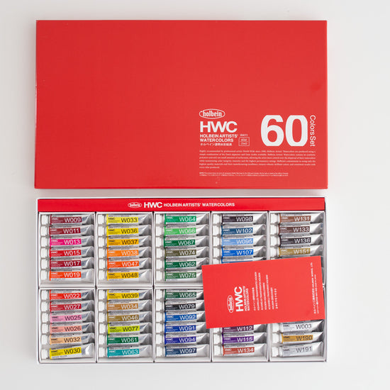 HOLBEIN ARTISTS' WATERCOLOR SET 60 5ML