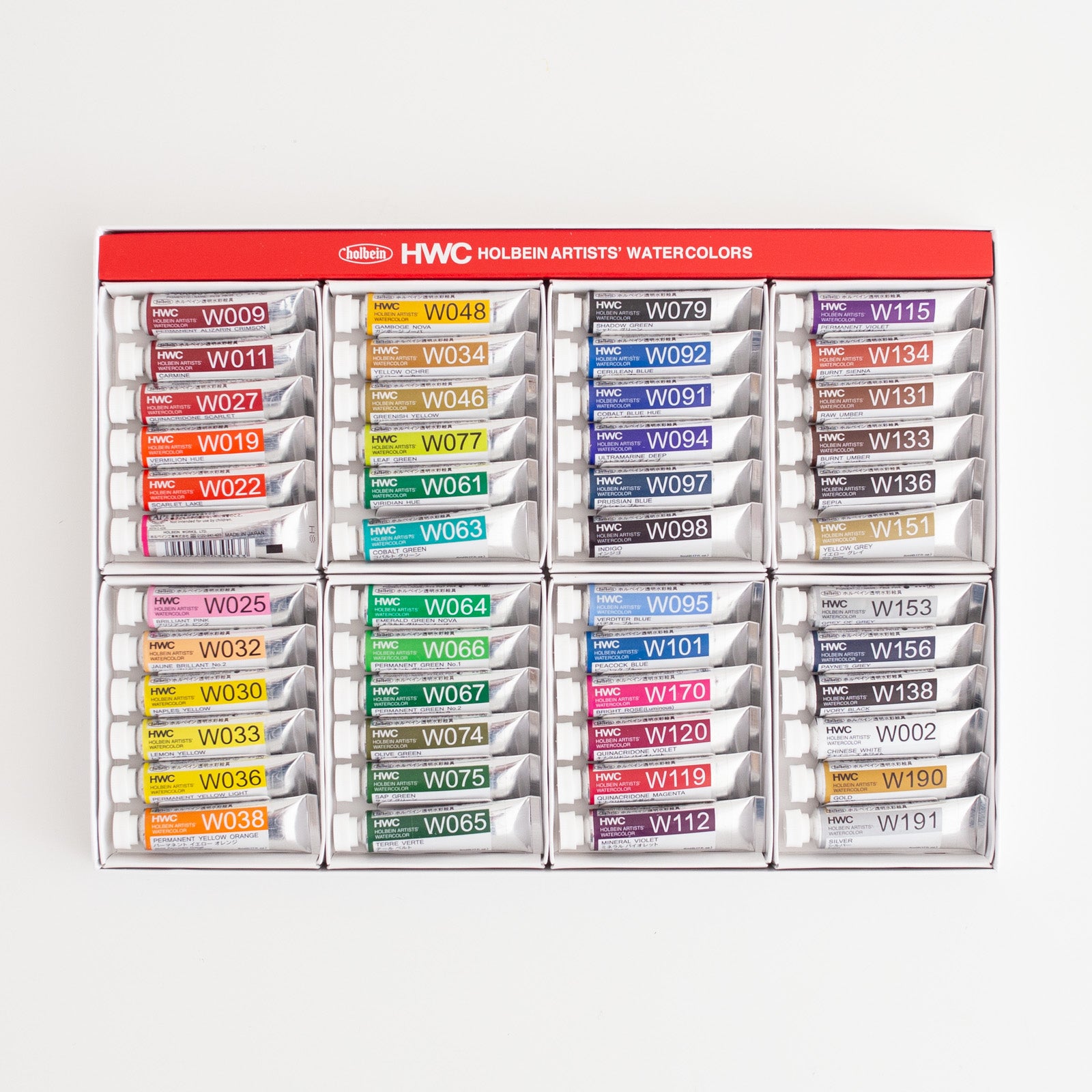 HOLBEIN ARTISTS' WATERCOLOR SET 48 5ML