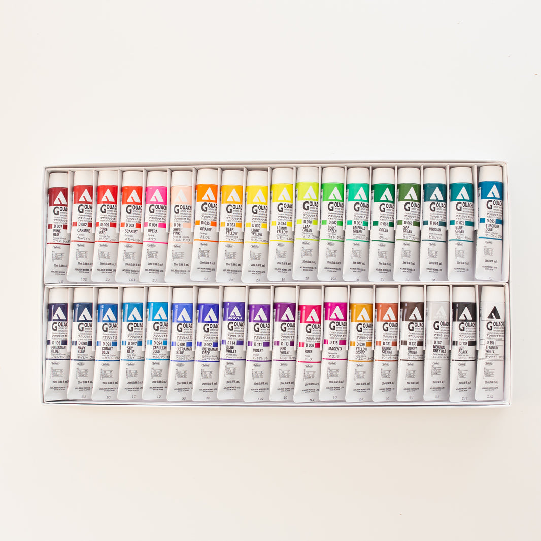 Holbein Acrylic Gouache Pastel set – Splendith