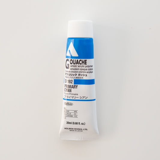 Holbein Acryla Gouache D192 A 'Primary Cyan'