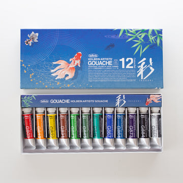 Holbein Artists' Gouache Set 12x15ml Summer