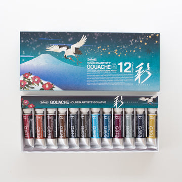 Holbein Künstler-Gouache-Set 12x15ml Winter