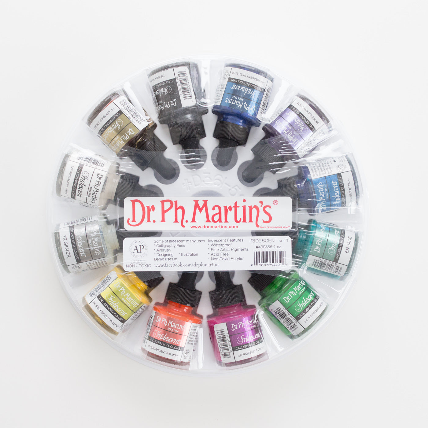 Iridescent ink Dr Ph. Martins set 1
