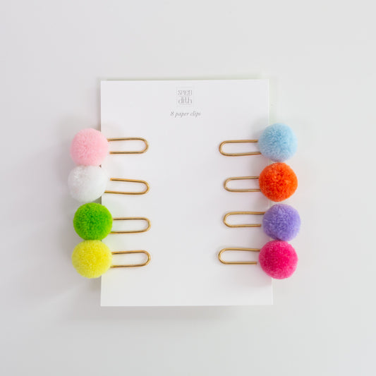 Pompom Paperclips