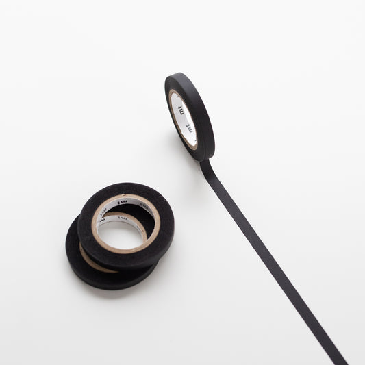 MT Masking tape Basic Matte Black 3 pack