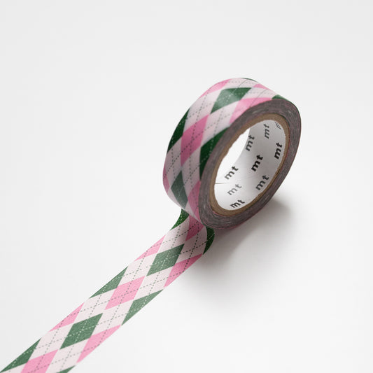 MT Masking tape Argyle pink