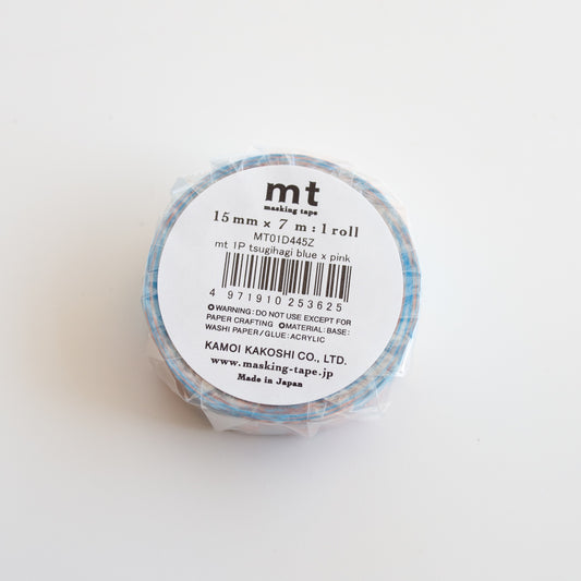 MT Masking tape Tsugihagi Blue x Pink