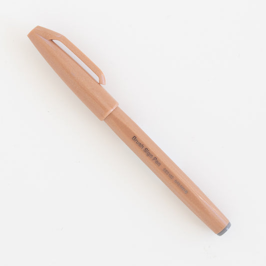 Pentel Touch Brush Sign Pale Brown