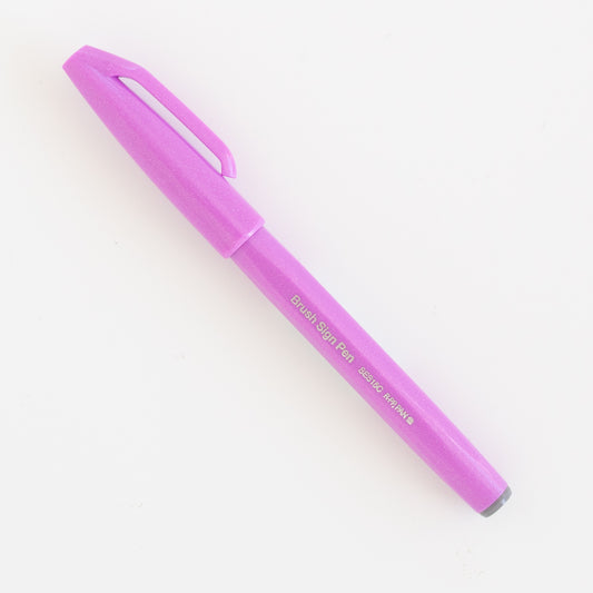Pentel Touch Brush Sign Pink Purple