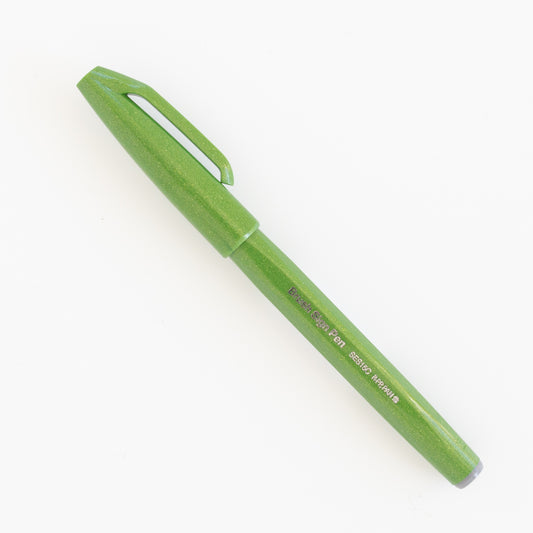 Pentel Touch Brush Sign Olive Green