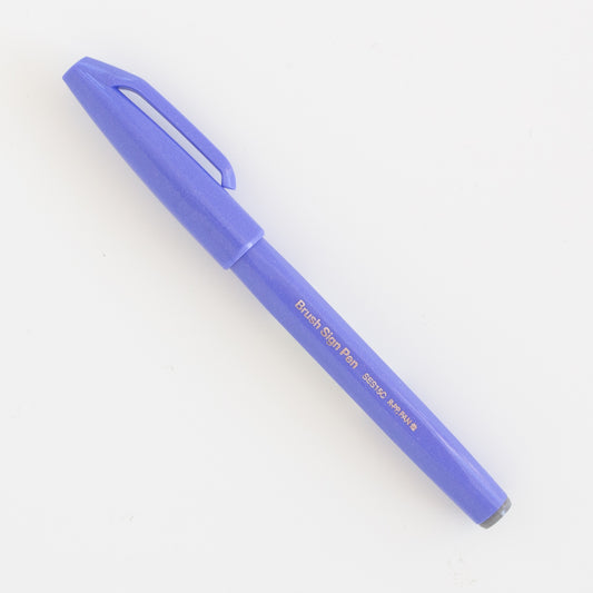 Pentel Touch Brush Sign Blue Violet