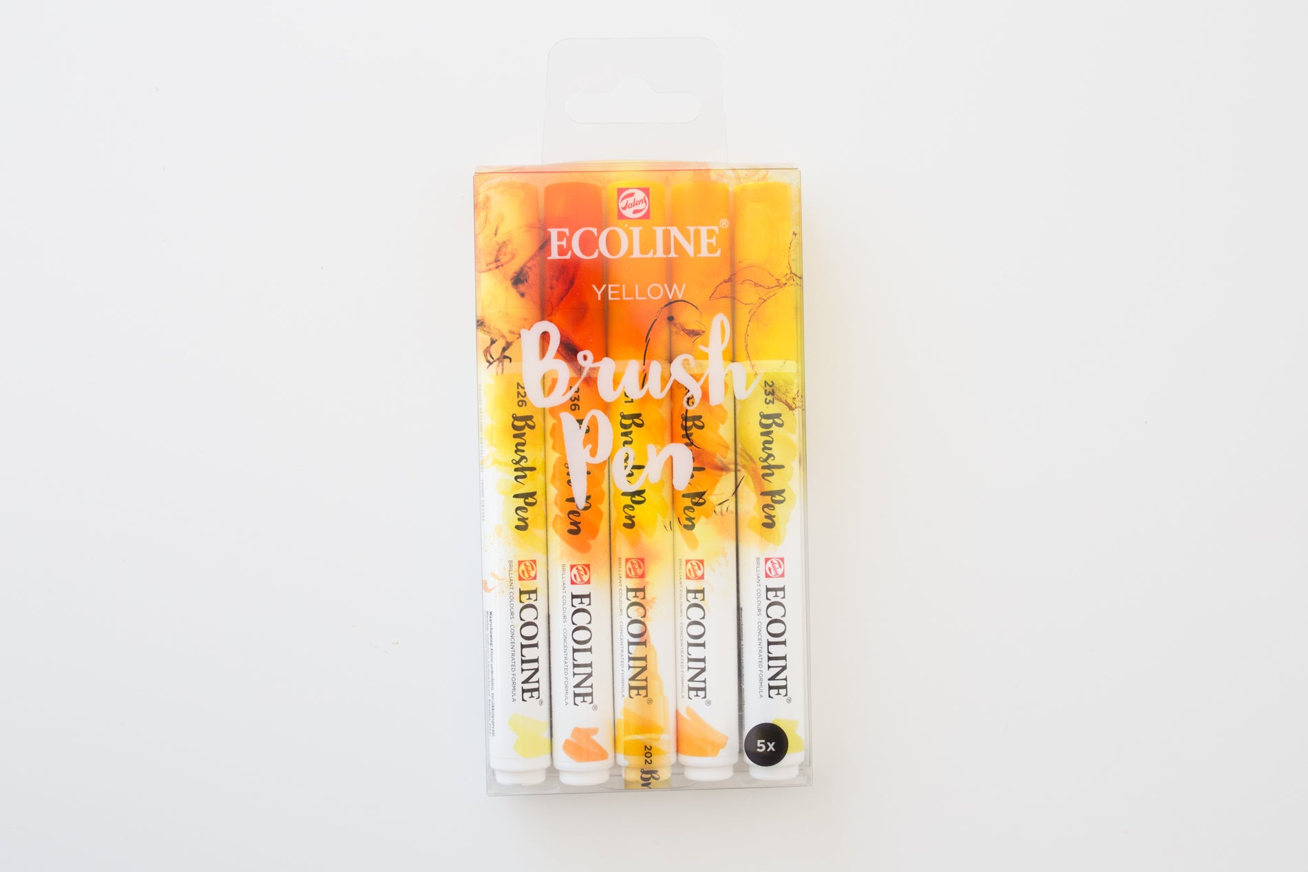 Ecoline brushpen set Yellow