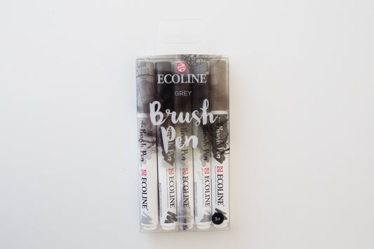Ecoline brushpen set Grey