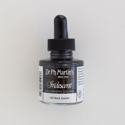 Iridescent ink Dr. Ph. Martin's Black Sparkle