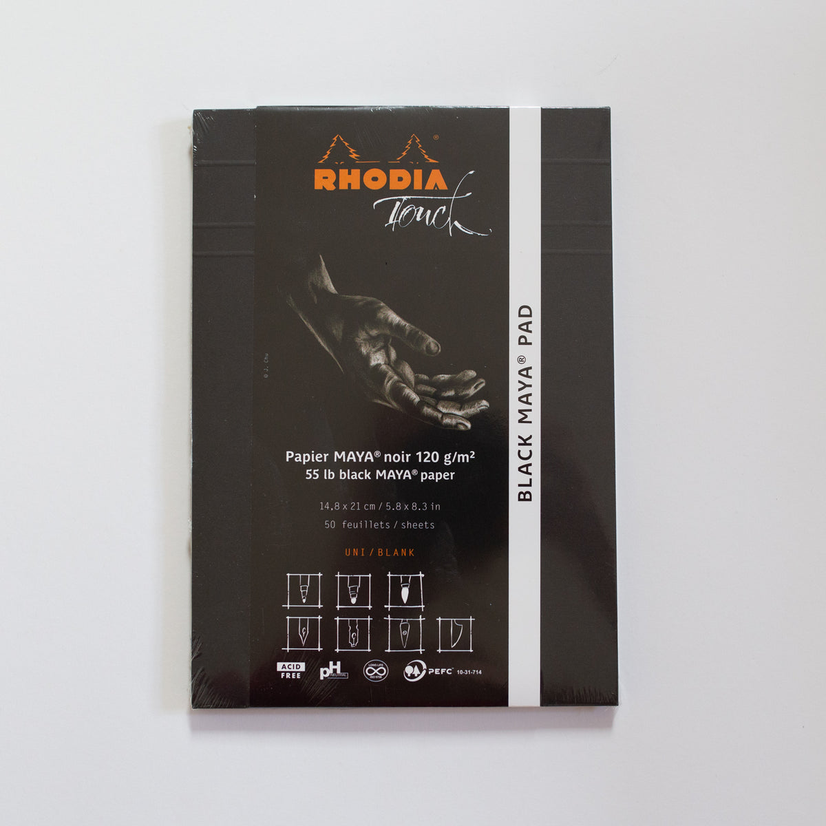 Rhodia Touch Black Maya-Block A5
