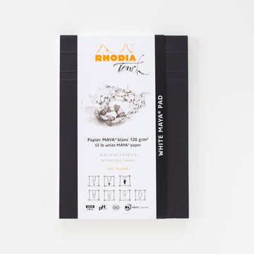 Rhodia Touch A5 Maya Pad White