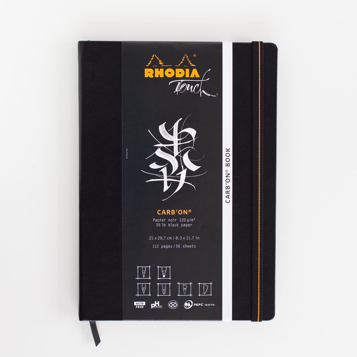 Rhodia Carb'on Book A4 120gms