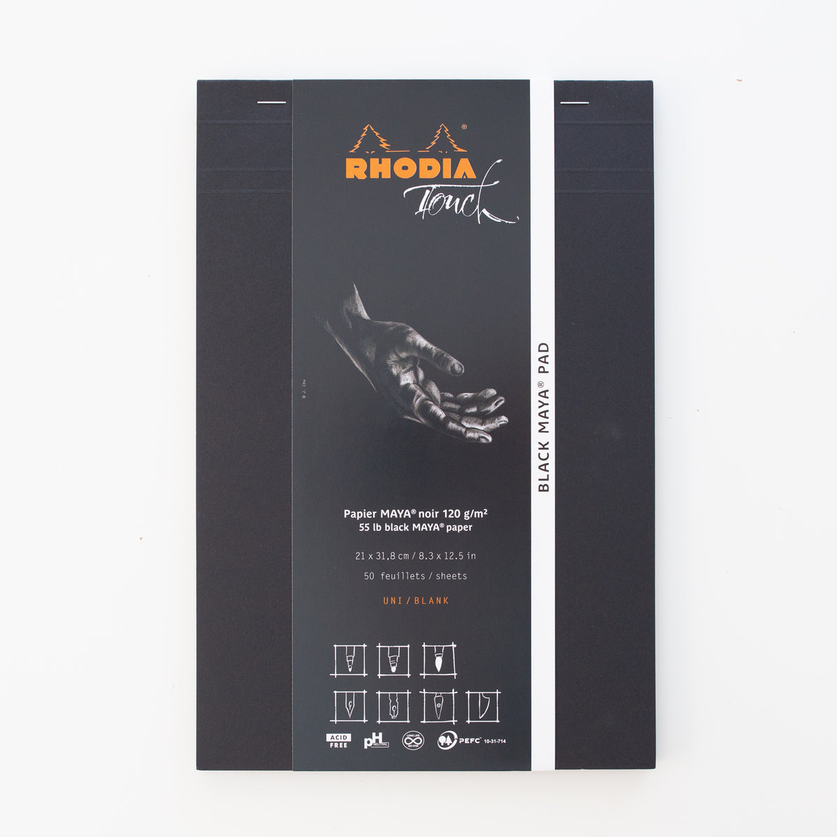 Rhodia Touch A4 Maya Pad Black