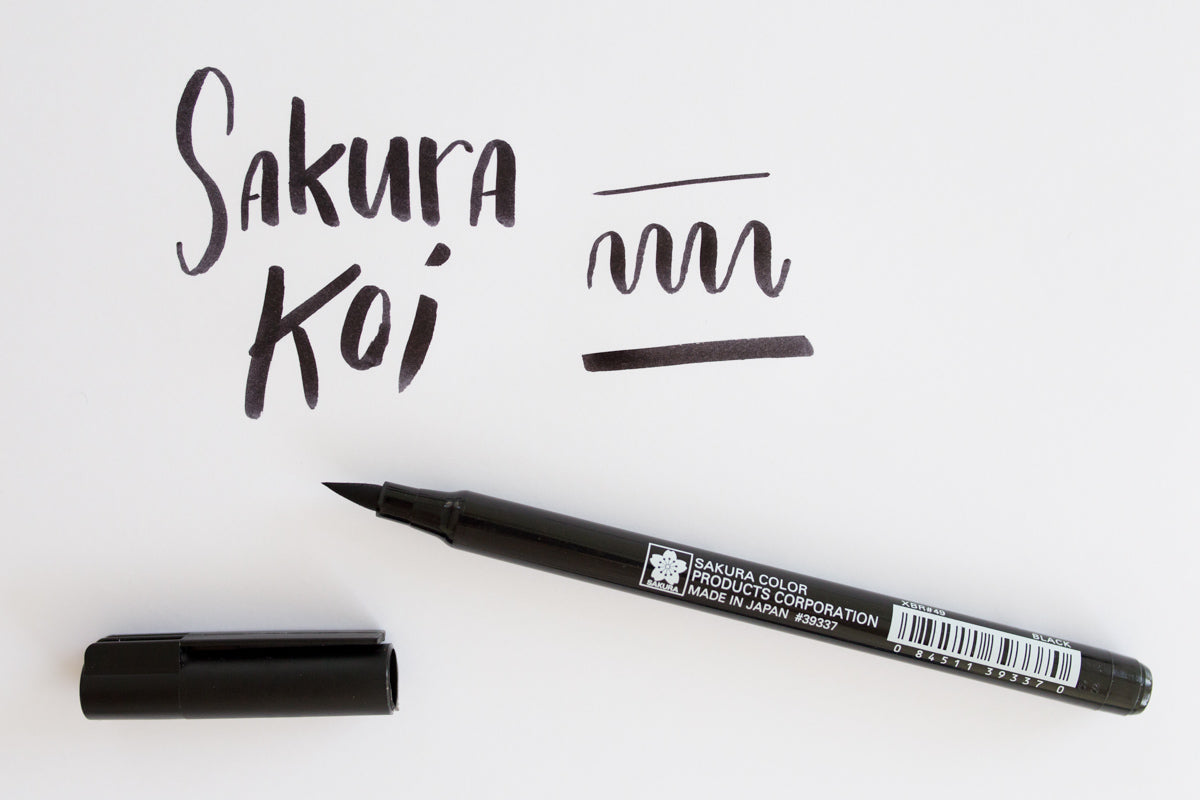 Sakura Koi Coloring Brush black