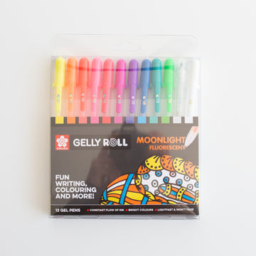 Sakura Gelly Roll Moonlight Fluorescent set 12