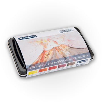 Schmincke Super Granulation Metal box 5x half pan Vulcano