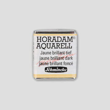 Schmincke Horadam Aquarelverf 221 Jaune Brilliant Dark half pan 2